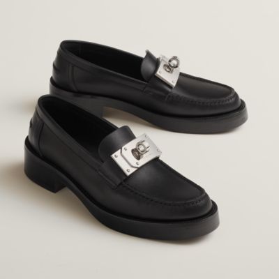 HERMES ブラックローファー Klement loafer - Black | Hermès USA